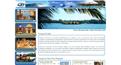 Desktop Screenshot of laalliancetravel.fr