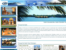 Tablet Screenshot of laalliancetravel.fr